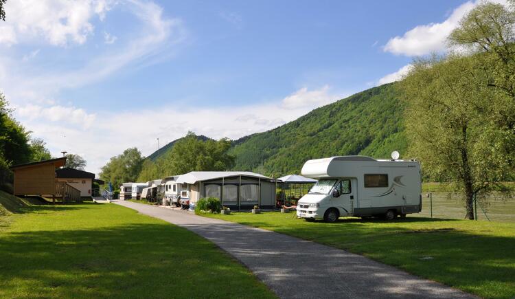 Camping an der Donau